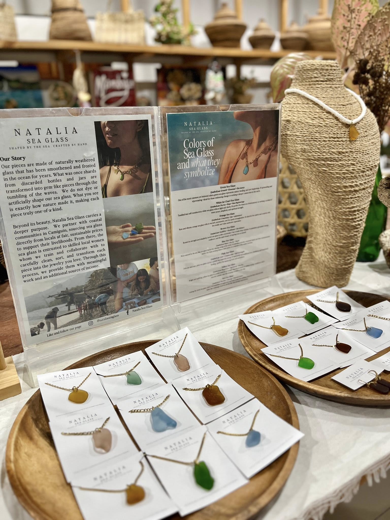 Natalia Sea Glass Necklace